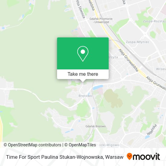 Time For Sport Paulina Stukan-Wojnowska map