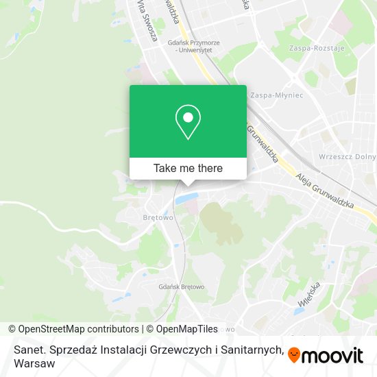 Sanet. Sprzedaż Instalacji Grzewczych i Sanitarnych map