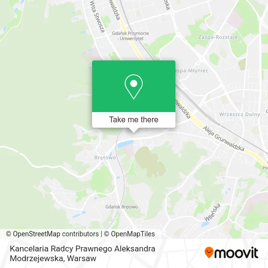 Карта Kancelaria Radcy Prawnego Aleksandra Modrzejewska