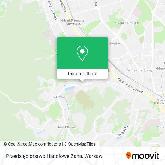 Przedsiębiorstwo Handlowe Zana map