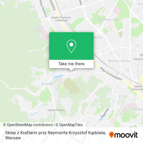 Sklep z Kraftami przy Reymonta Krzysztof Kądziela map