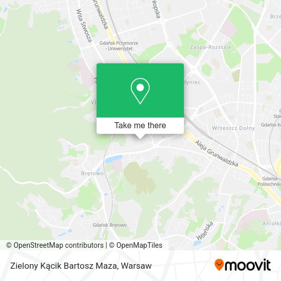 Zielony Kącik Bartosz Maza map