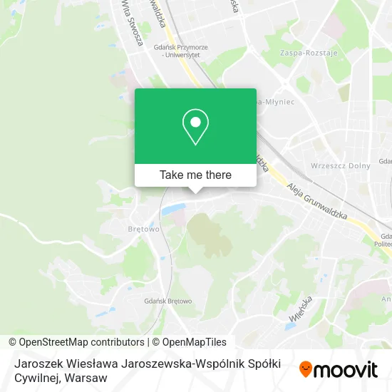 Jaroszek Wiesława Jaroszewska-Wspólnik Spółki Cywilnej map