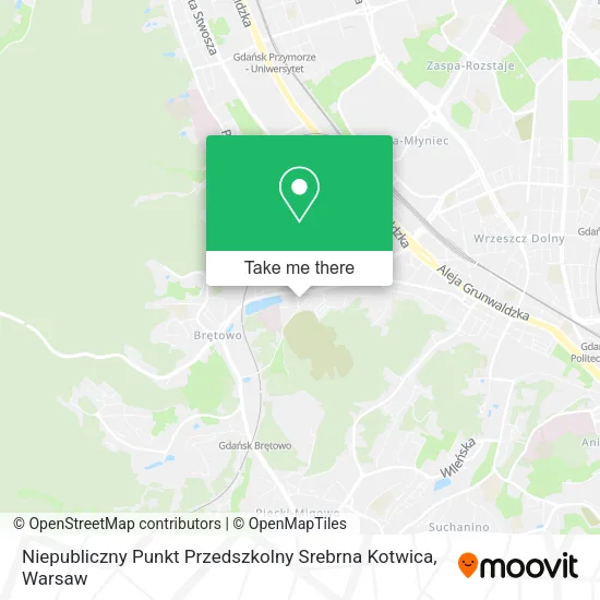 Карта Niepubliczny Punkt Przedszkolny Srebrna Kotwica