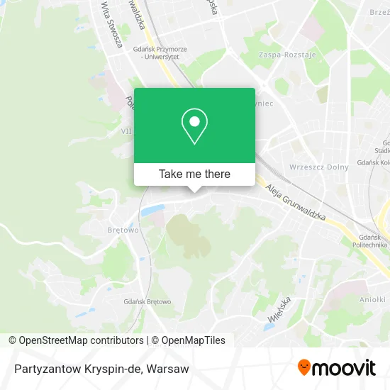 Карта Partyzantow Kryspin-de