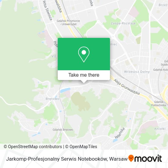 Jarkomp-Profesjonalny Serwis Notebooków map