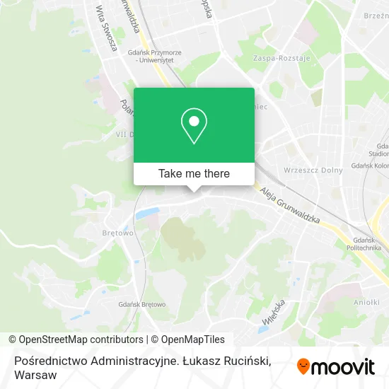 Карта Pośrednictwo Administracyjne. Łukasz Ruciński