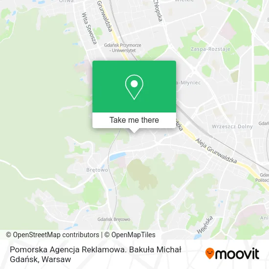 Pomorska Agencja Reklamowa. Bakuła Michał Gdańsk map