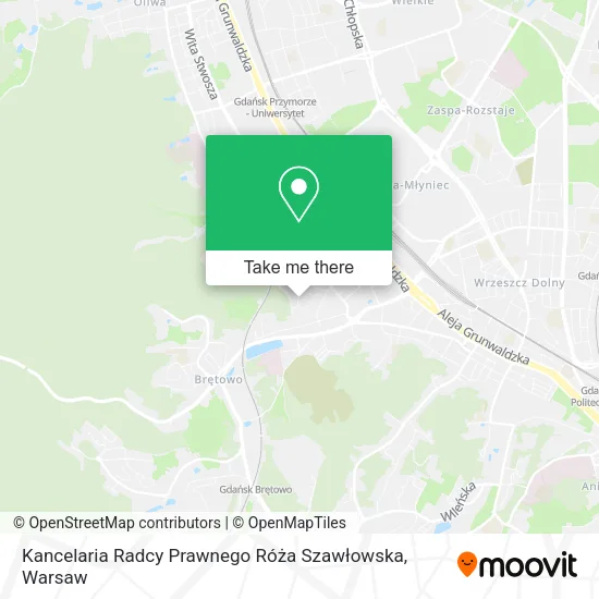 Kancelaria Radcy Prawnego Róża Szawłowska map