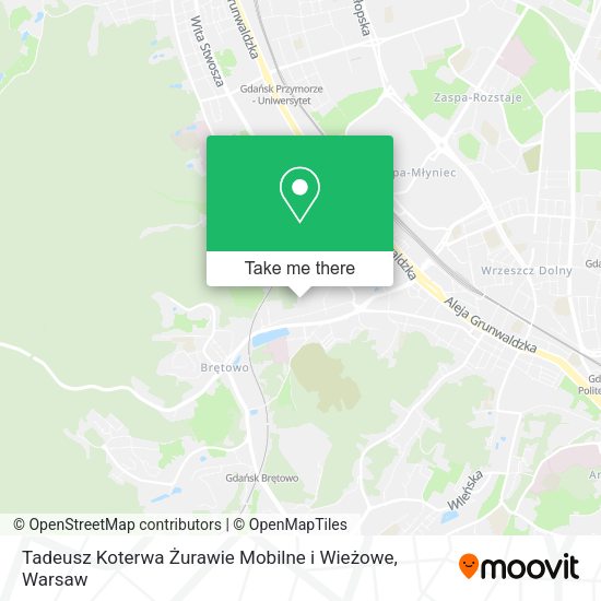 Tadeusz Koterwa Żurawie Mobilne i Wieżowe map