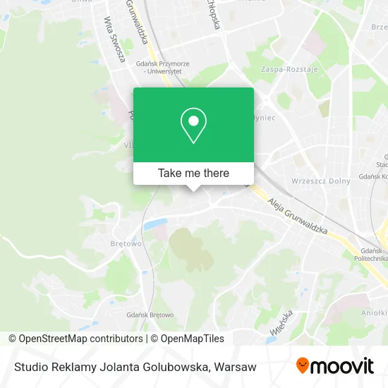Studio Reklamy Jolanta Golubowska map