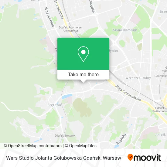 Wers Studio Jolanta Golubowska Gdańsk map