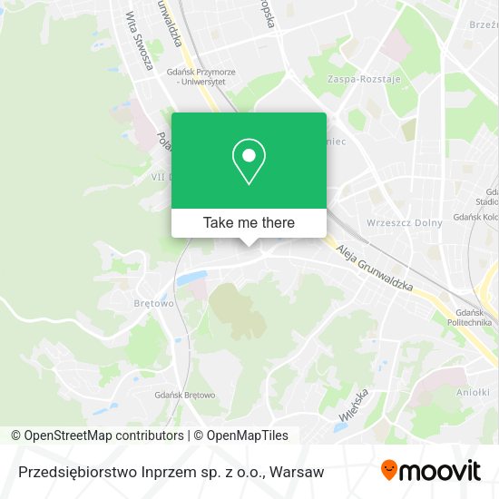 Przedsiębiorstwo Inprzem sp. z o.o. map