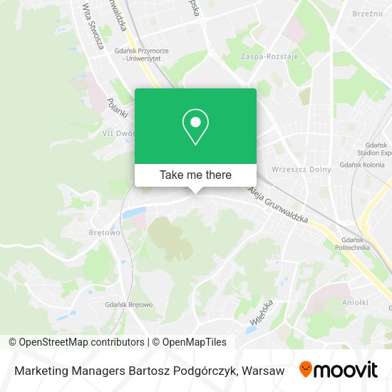 Marketing Managers Bartosz Podgórczyk map