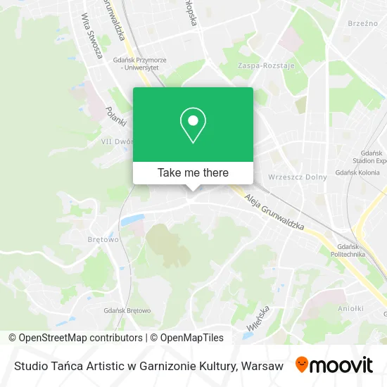 Studio Tańca Artistic w Garnizonie Kultury map