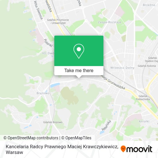 Kancelaria Radcy Prawnego Maciej Krawczykiewicz map