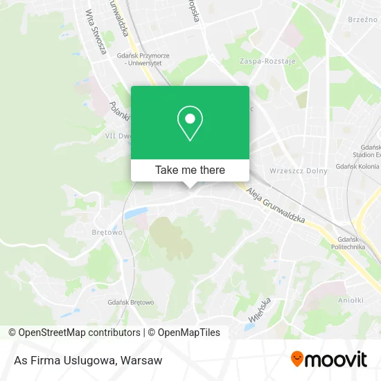 As Firma Uslugowa map