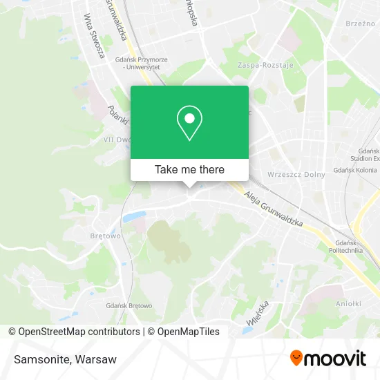Samsonite map