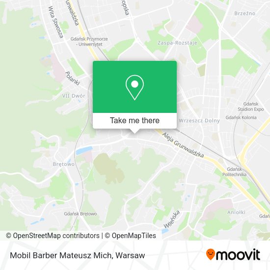 Mobil Barber Mateusz Mich map