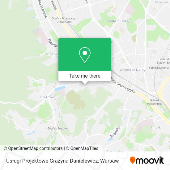 Usługi Projektowe Grażyna Danielewicz map