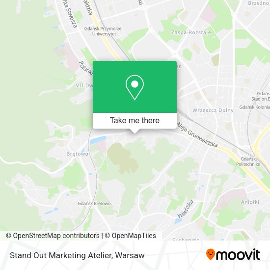 Stand Out Marketing Atelier map