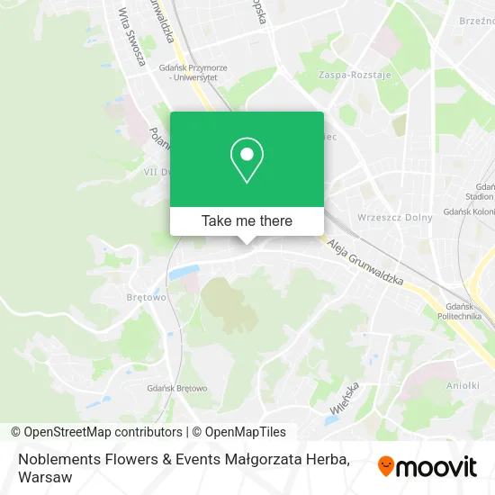 Noblements Flowers & Events Małgorzata Herba map