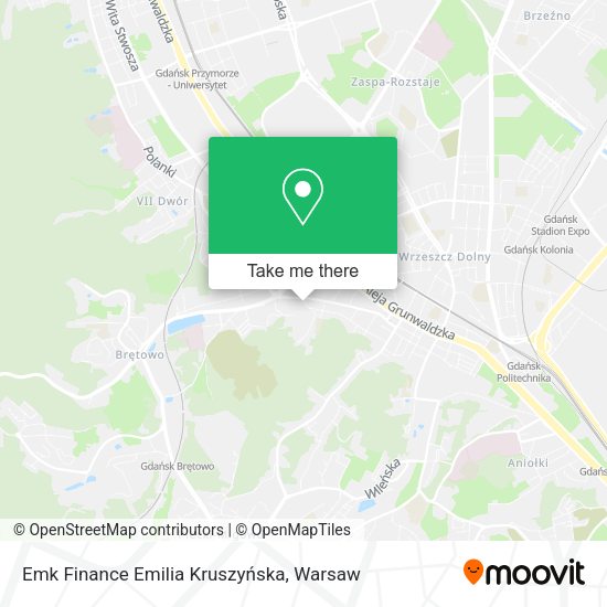 Emk Finance Emilia Kruszyńska map