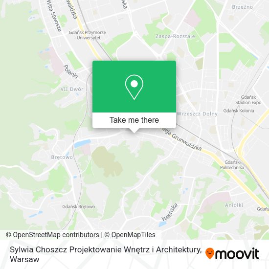 Sylwia Choszcz Projektowanie Wnętrz i Architektury map