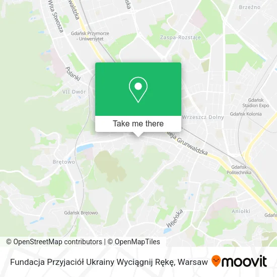 Fundacja Przyjaciół Ukrainy Wyciągnij Rękę map