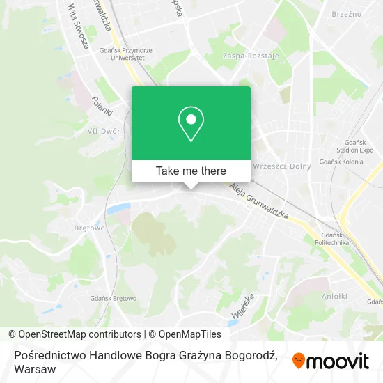 Pośrednictwo Handlowe Bogra Grażyna Bogorodź map