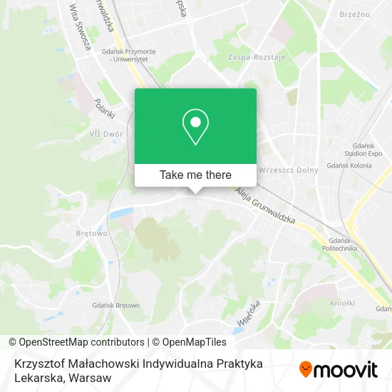 Krzysztof Małachowski Indywidualna Praktyka Lekarska map