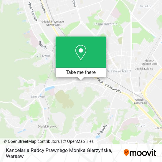 Kancelaria Radcy Prawnego Monika Gierzyńska map