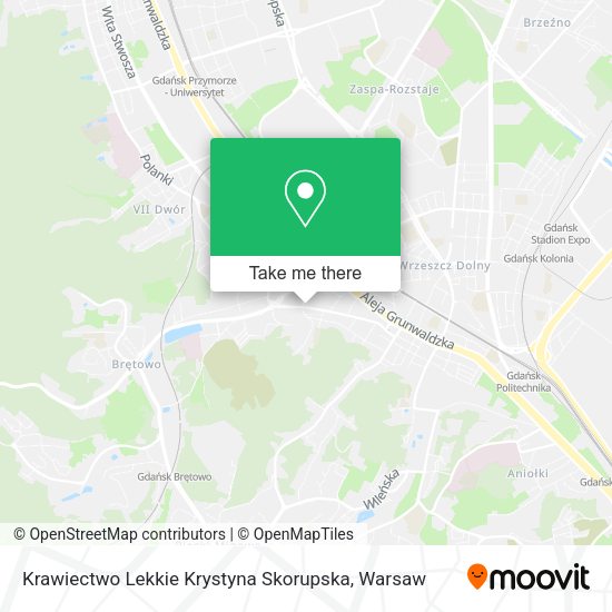 Карта Krawiectwo Lekkie Krystyna Skorupska