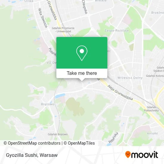 Gyozilla Sushi map
