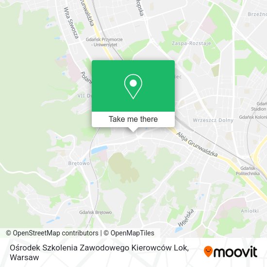 Ośrodek Szkolenia Zawodowego Kierowców Lok map