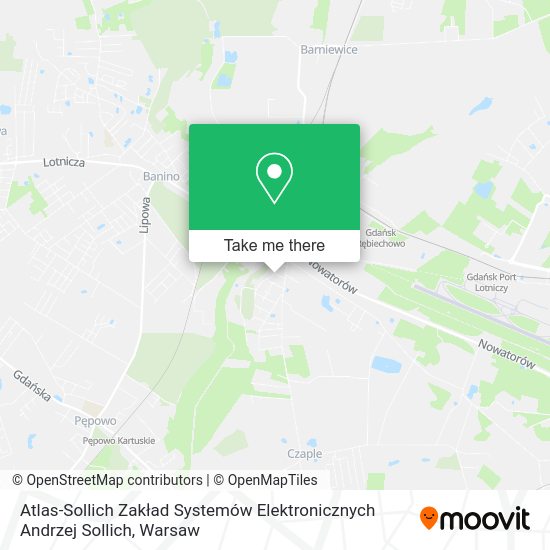 Atlas-Sollich Zakład Systemów Elektronicznych Andrzej Sollich map