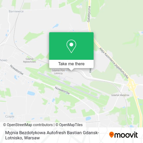 Myjnia Bezdotykowa Autofresh Bastian Gdansk-Lotnisko map