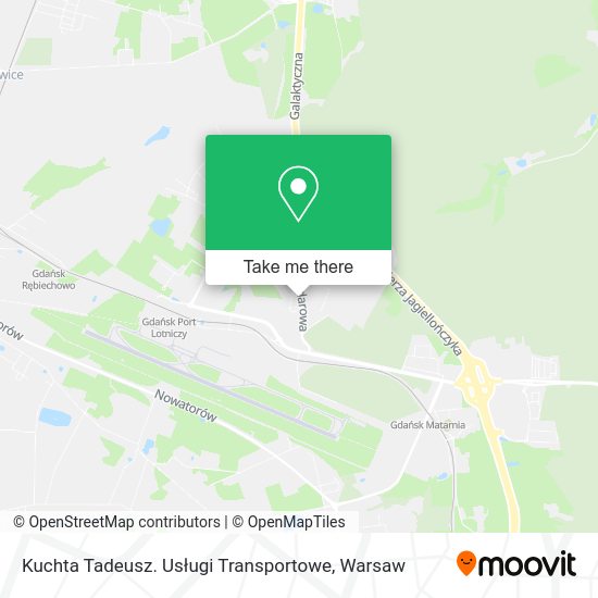 Kuchta Tadeusz. Usługi Transportowe map