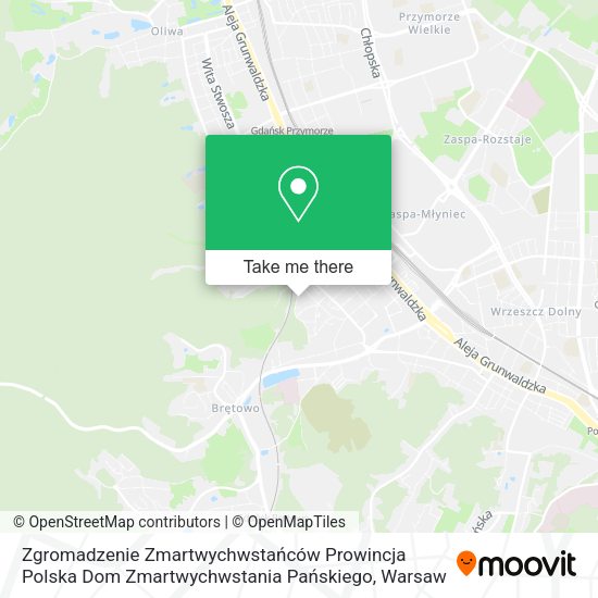 Zgromadzenie Zmartwychwstańców Prowincja Polska Dom Zmartwychwstania Pańskiego map