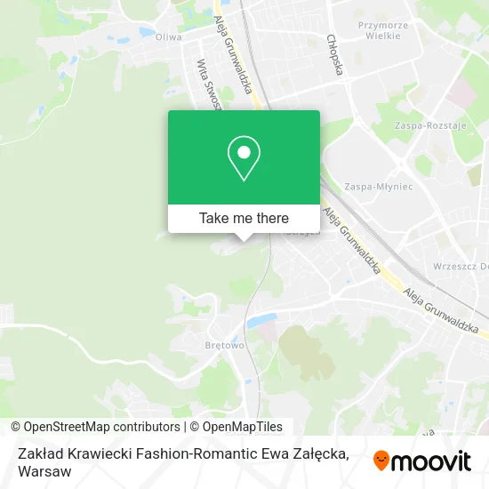 Zakład Krawiecki Fashion-Romantic Ewa Załęcka map