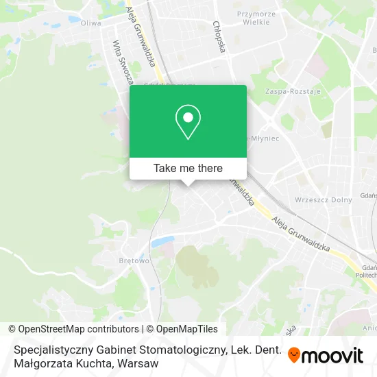Specjalistyczny Gabinet Stomatologiczny, Lek. Dent. Małgorzata Kuchta map