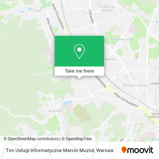 Tim Usługi Informatyczne Marcin Muzioł map