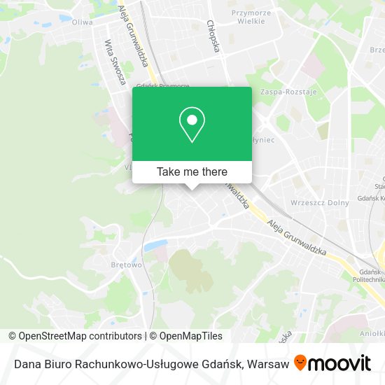 Dana Biuro Rachunkowo-Usługowe Gdańsk map