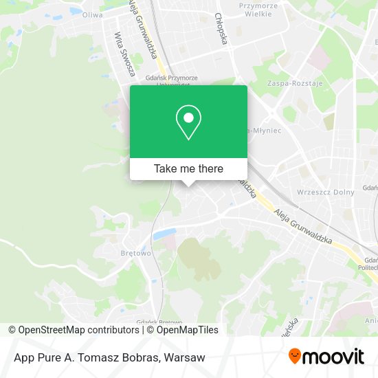 App Pure A. Tomasz Bobras map