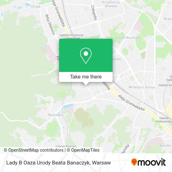 Lady B Oaza Urody Beata Banaczyk map