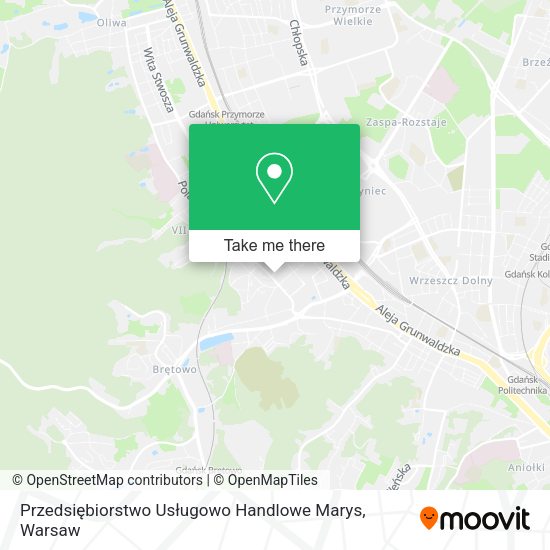 Przedsiębiorstwo Usługowo Handlowe Marys map