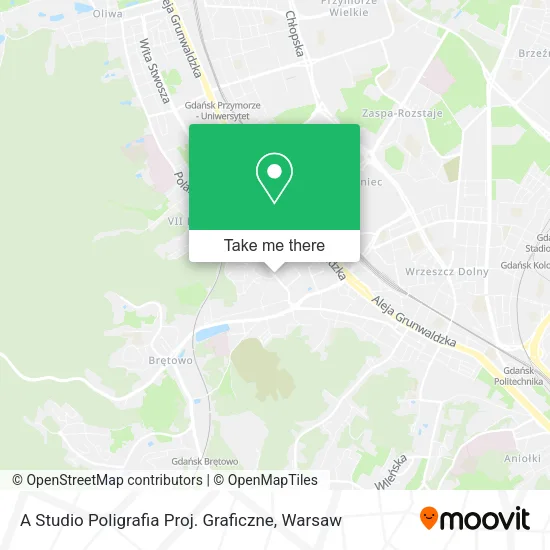 A Studio Poligrafia Proj. Graficzne map