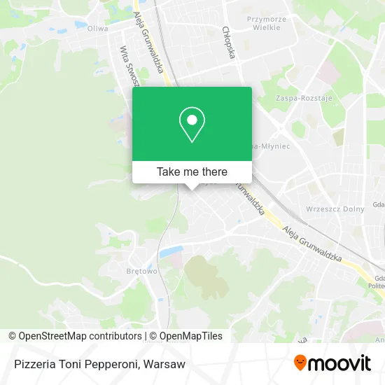 Pizzeria Toni Pepperoni map