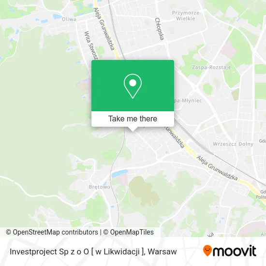 Investproject Sp z o O [ w Likwidacji ] map