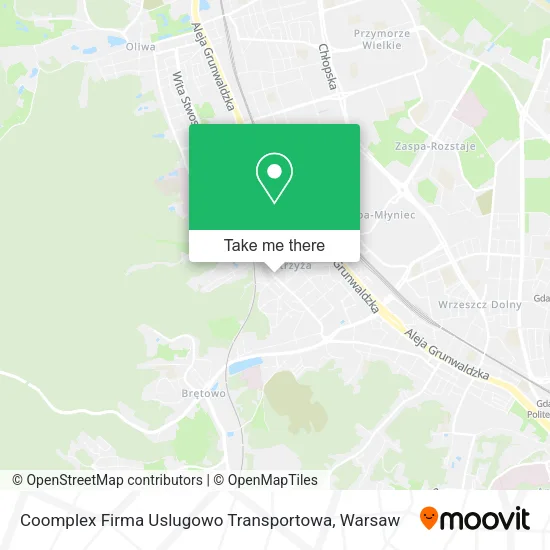 Coomplex Firma Uslugowo Transportowa map